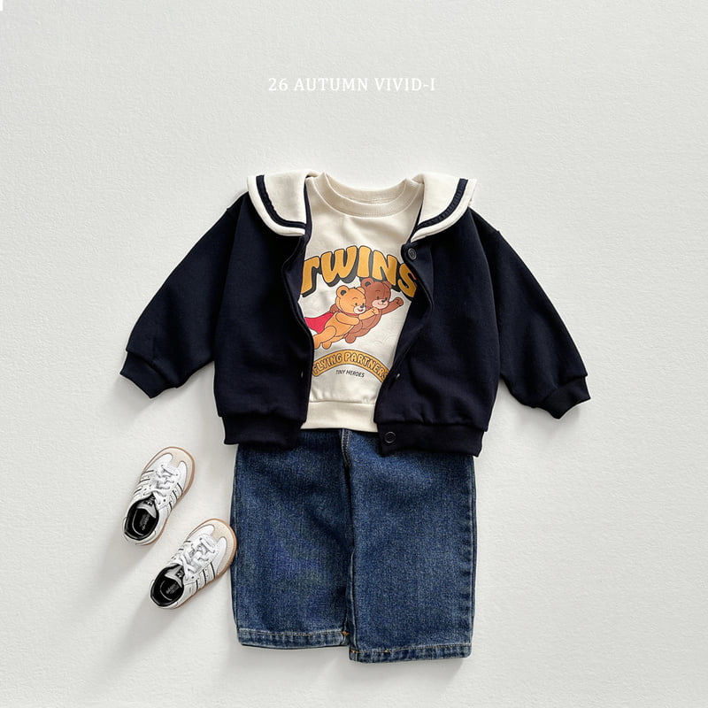 Vivid I - Korean Children Fashion - #Kfashion4kids - Super Bear Sweatshirt - 12