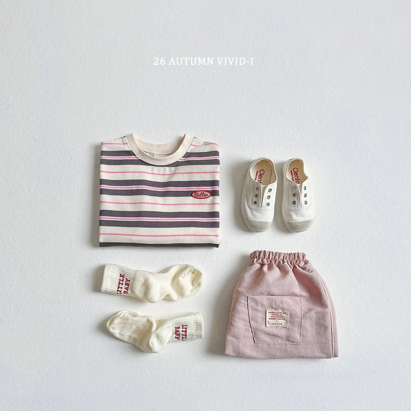 Vivid I - Korean Children Fashion - #Kfashion4kids - Label Crinkle Jogger Pants - 8