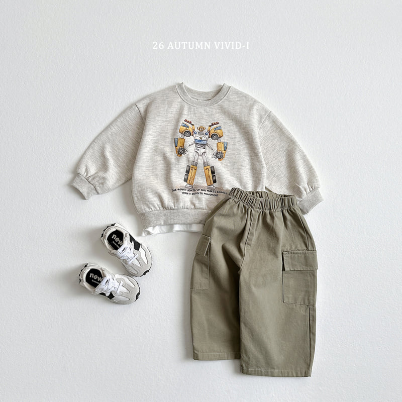 Vivid I - Korean Children Fashion - #Kfashion4kids - Vintage Robot Sweatshirt - 11
