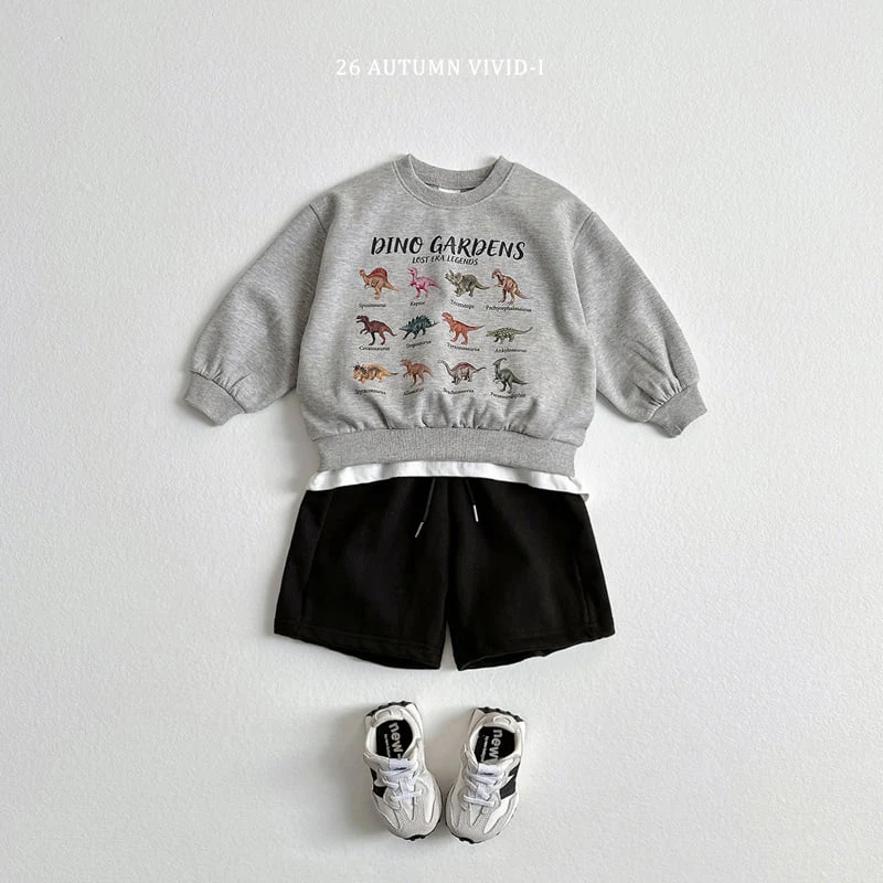 Vivid I - Korean Children Fashion - #Kfashion4kids - Dino Park Sweatshirt - 10