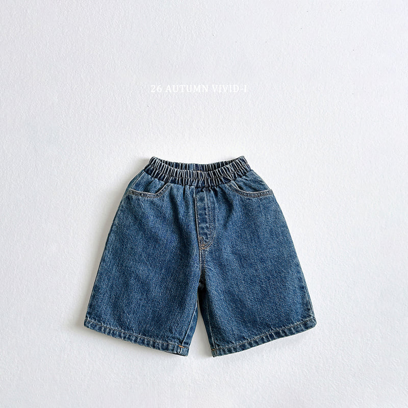 Vivid I - Korean Children Fashion - #Kfashion4kids - Denim Shorts - 6