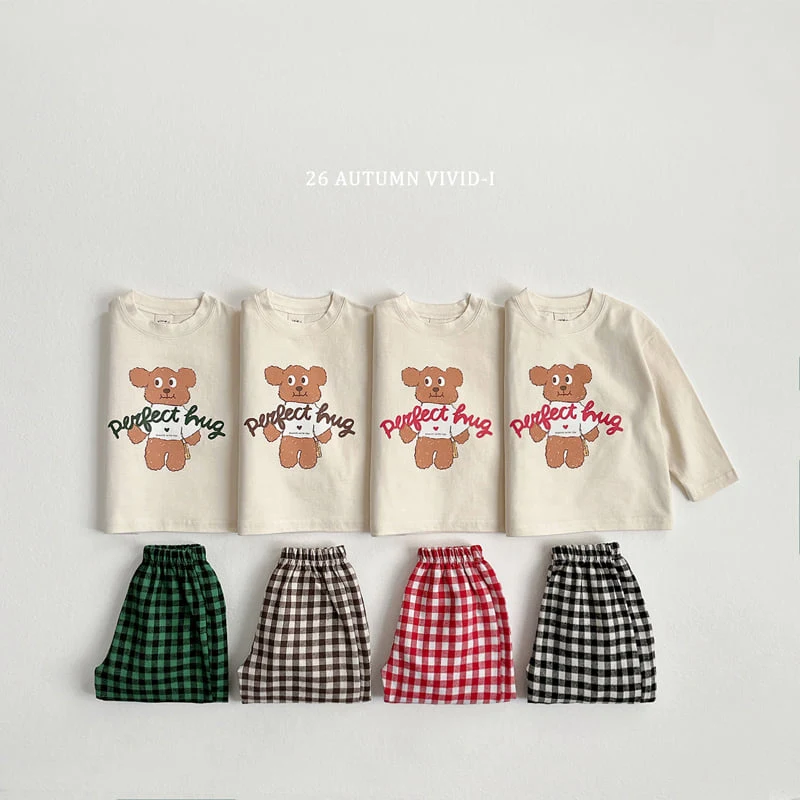 Vivid I - Korean Children Fashion - #Kfashion4kids - Hug Bear Set