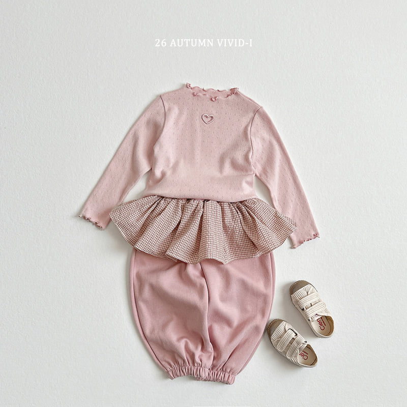 Vivid I - Korean Children Fashion - #Kfashion4kids - Heart Eyelet Tee - 9