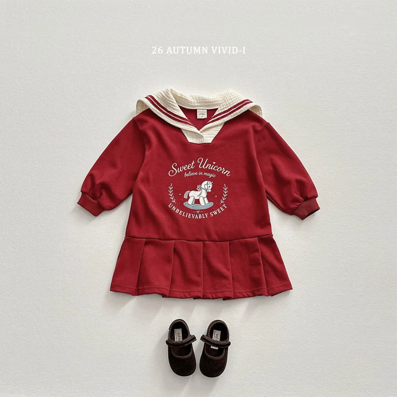Vivid I - Korean Children Fashion - #Kfashion4kids - Pony Sera One-piece - 7