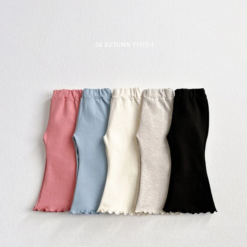 Vivid I - Korean Children Fashion - #childofig - Muji Span Flare Pants