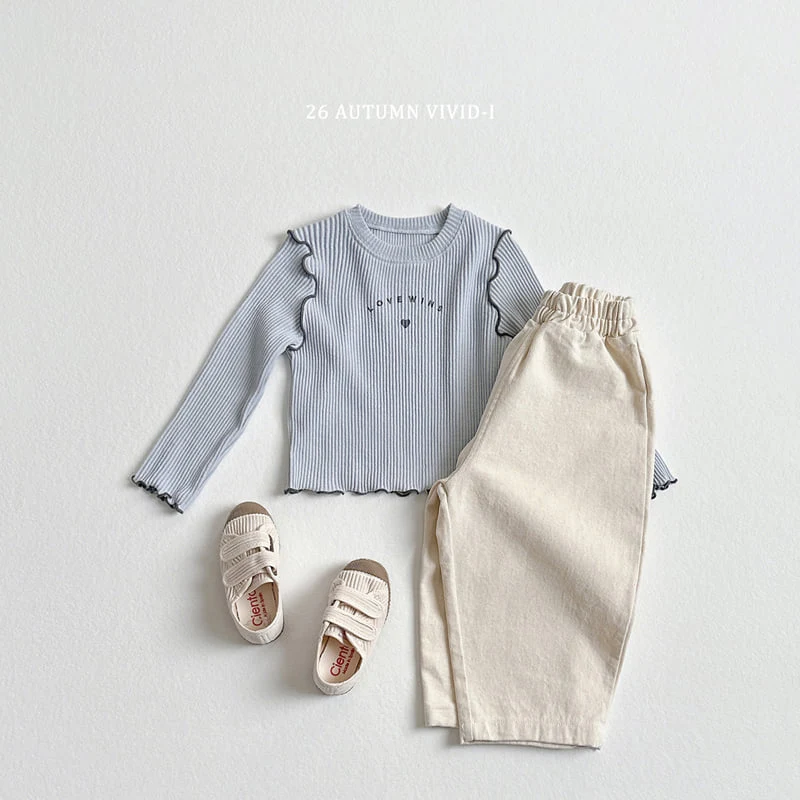 Vivid I - Korean Children Fashion - #childofig - Love One's Lalla Tee - 12