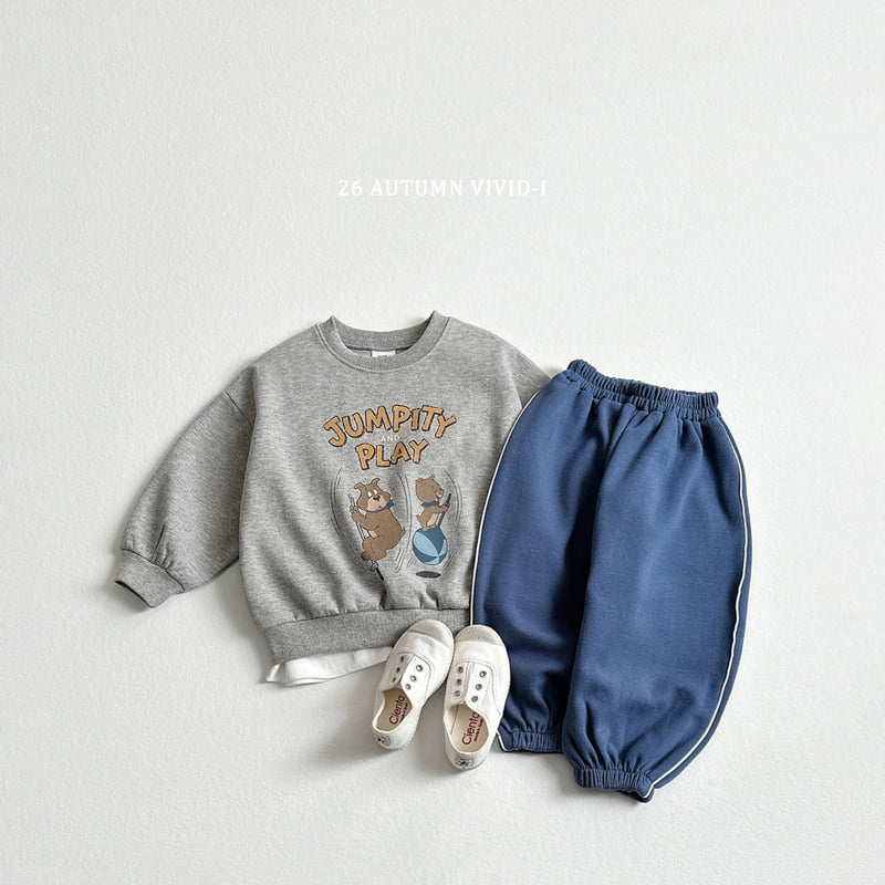 Vivid I - Korean Children Fashion - #childofig - Jumping Dog Sweatshirt - 8