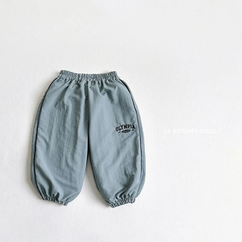 Vivid I - Korean Children Fashion - #prettylittlegirls - Olympia Crinkle Jogger Pants  - 4