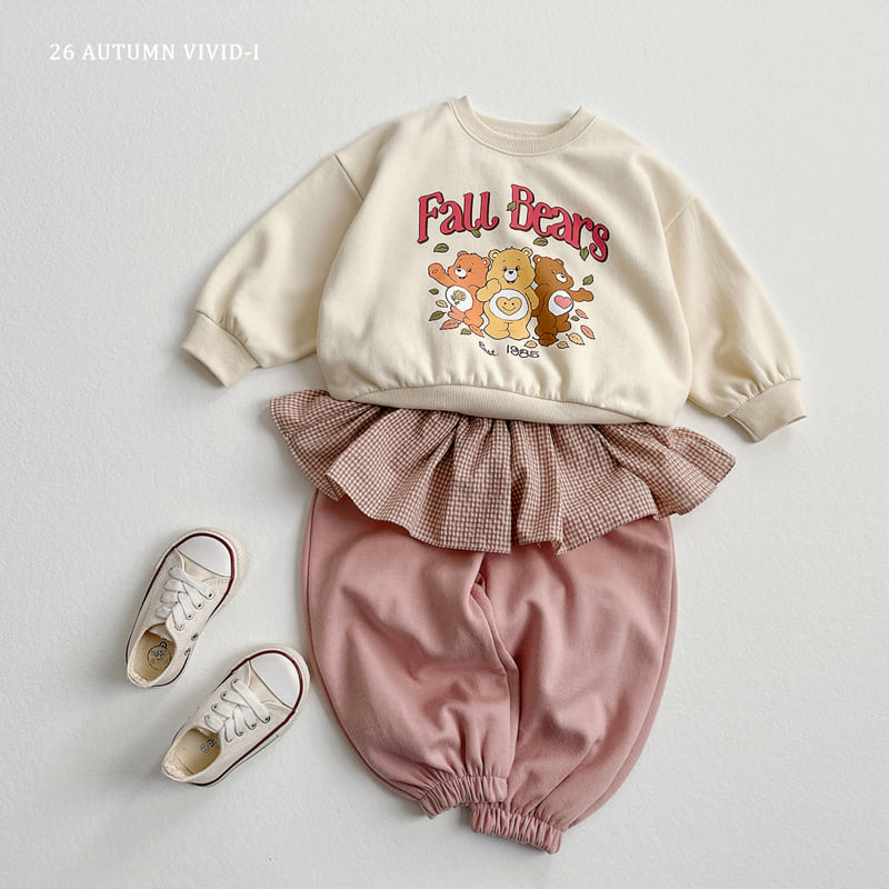 Vivid I - Korean Children Fashion - #childofig - Check Frill Jogger Pants - 6