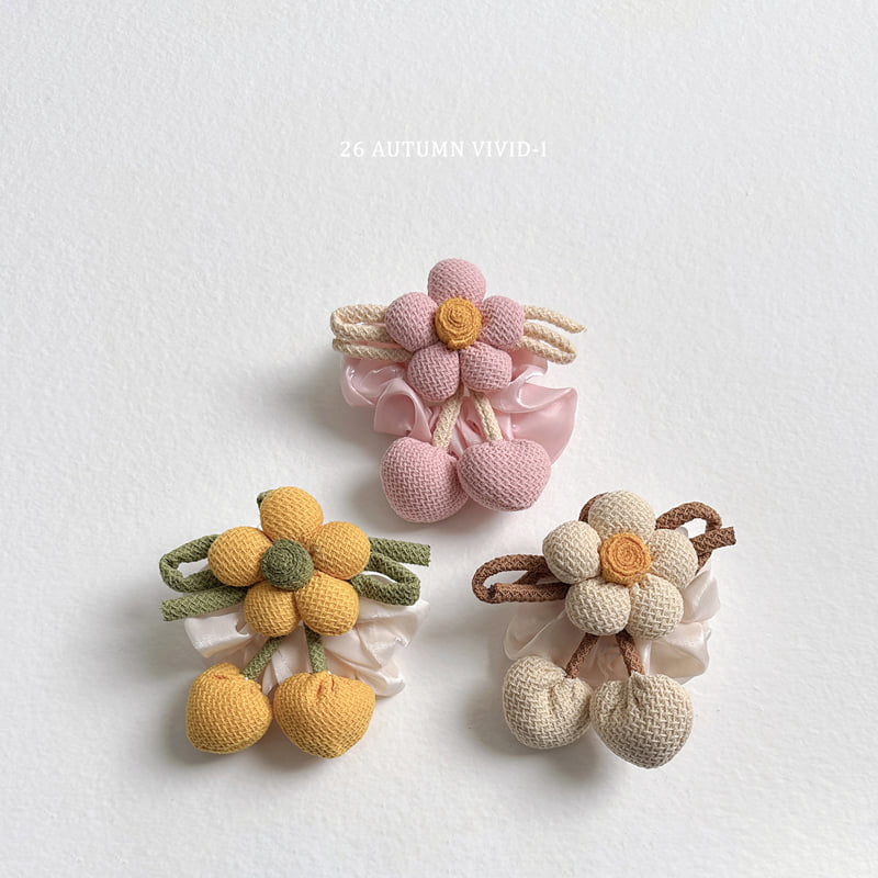 Vivid I - Korean Children Fashion - #childofig - Flower Field Scrunchie