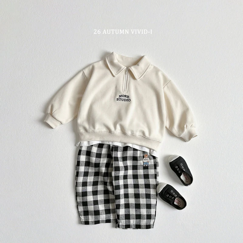 Vivid I - Korean Children Fashion - #childofig - BB Check Pants - 11