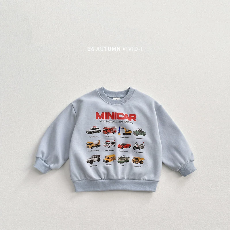 Vivid I - Korean Children Fashion - #childofig - Mini Moters Sweatshirt - 6