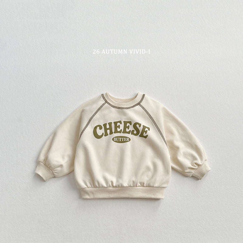 Vivid I - Korean Children Fashion - #stylishchildhood - Cheese Stitch Sweatshirt - 4