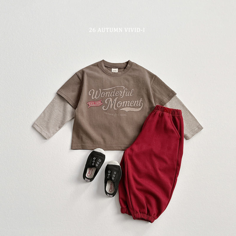 Vivid I - Korean Children Fashion - #childofig - Wonderful Double-layered Tee - 9