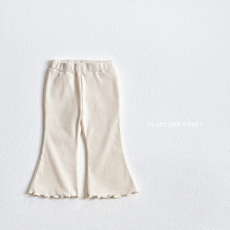 Vivid I - Korean Children Fashion - #childofig - Gold Span Flare Pants - 5