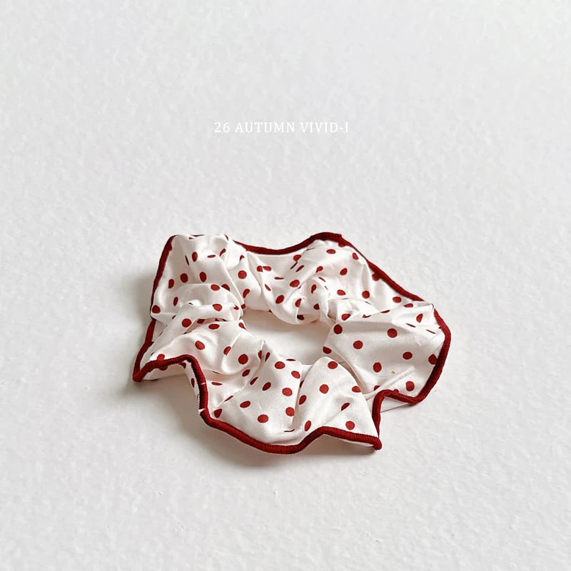 Vivid I - Korean Children Fashion - #prettylittlegirls - Pattern Scrunchie - 4