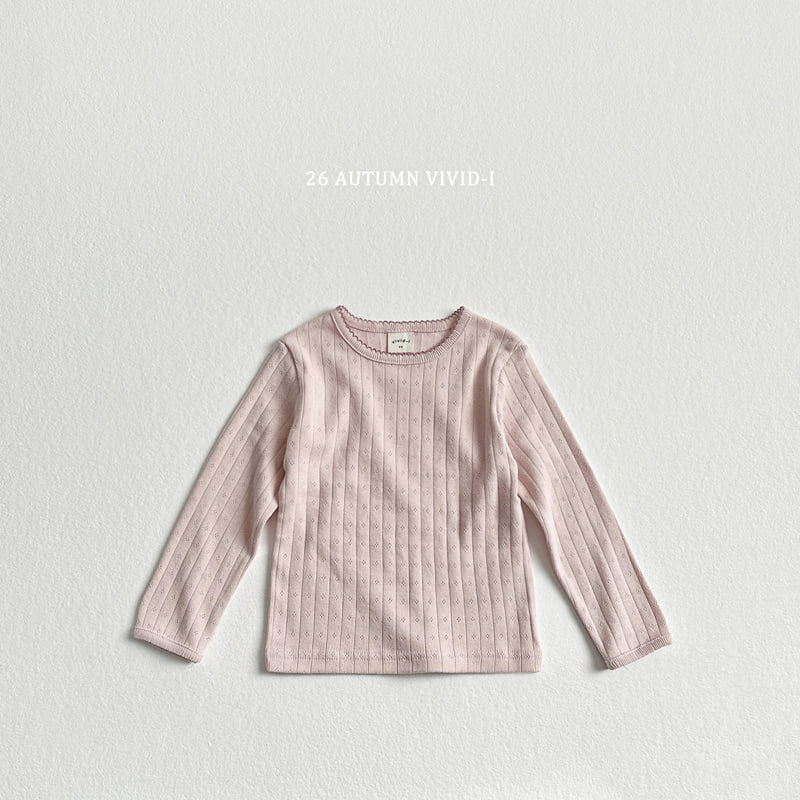 Vivid I - Korean Children Fashion - #childofig - Pincot Eyelet Tee - 5