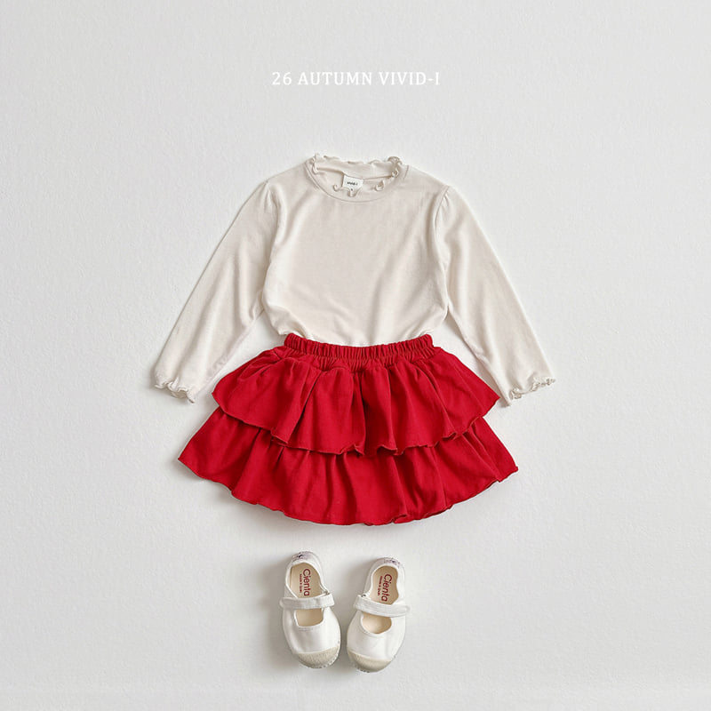 Vivid I - Korean Children Fashion - #childofig - Soft Girls Lalla Tee - 11