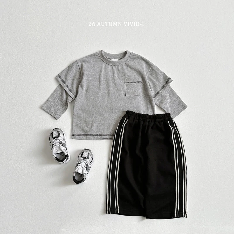 Vivid I - Korean Children Fashion - #childrensboutique - Multi Line Pants - 9