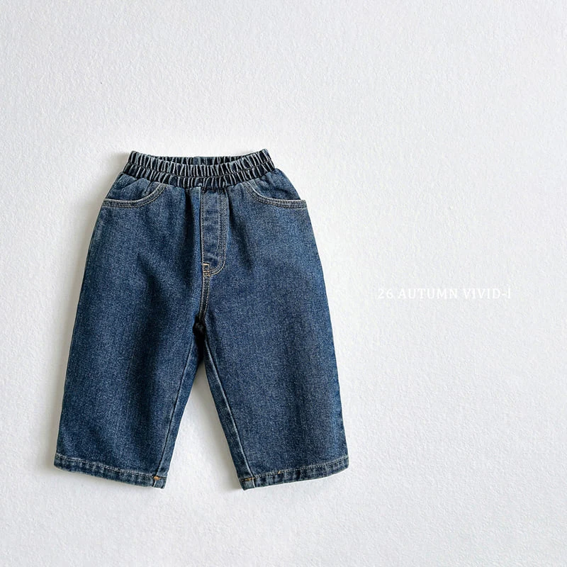 Vivid I - Korean Children Fashion - #childrensboutique - Standard Denim Pants - 6