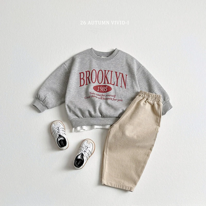 Vivid I - Korean Children Fashion - #childrensboutique - Brooklyn Sweatshirt - 10