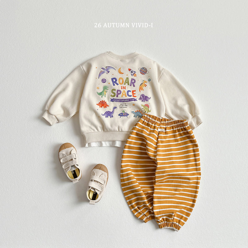 Vivid I - Korean Children Fashion - #childrensboutique - Stripe Jogger Pants - 10