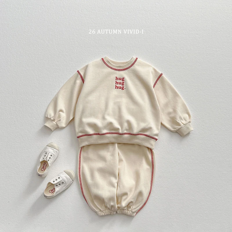 Vivid I - Korean Children Fashion - #childrensboutique - Hug Stitch Set - 3