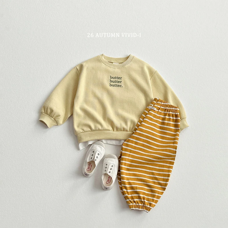 Vivid I - Korean Children Fashion - #childrensboutique - Butter Colorblock Set - 11