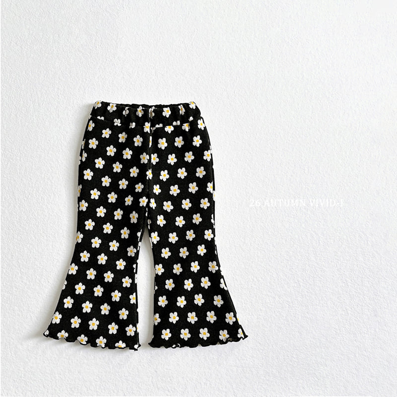 Vivid I - Korean Children Fashion - #designkidswear - Autumn Pattern Pants - 8