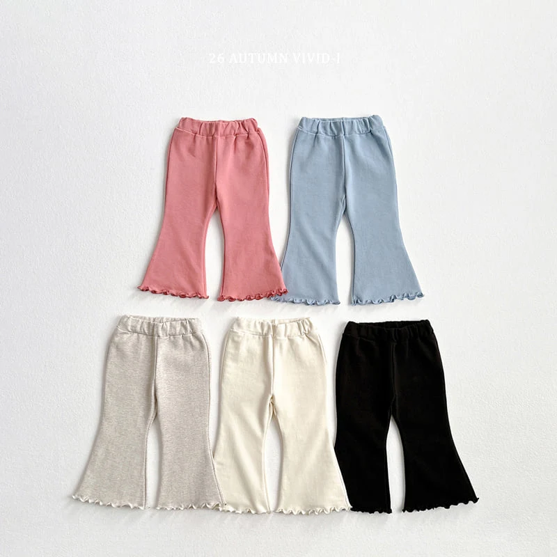 Vivid I - Korean Children Fashion - #designkidswear - Muji Span Flare Pants - 3