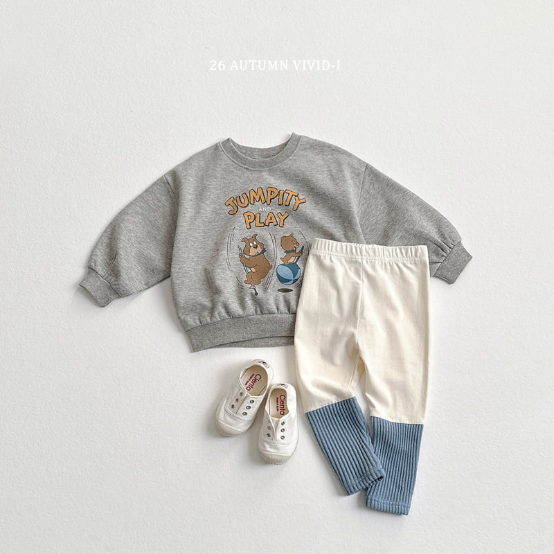 Vivid I - Korean Children Fashion - #designkidswear - Jumping Dog Sweatshirt - 10