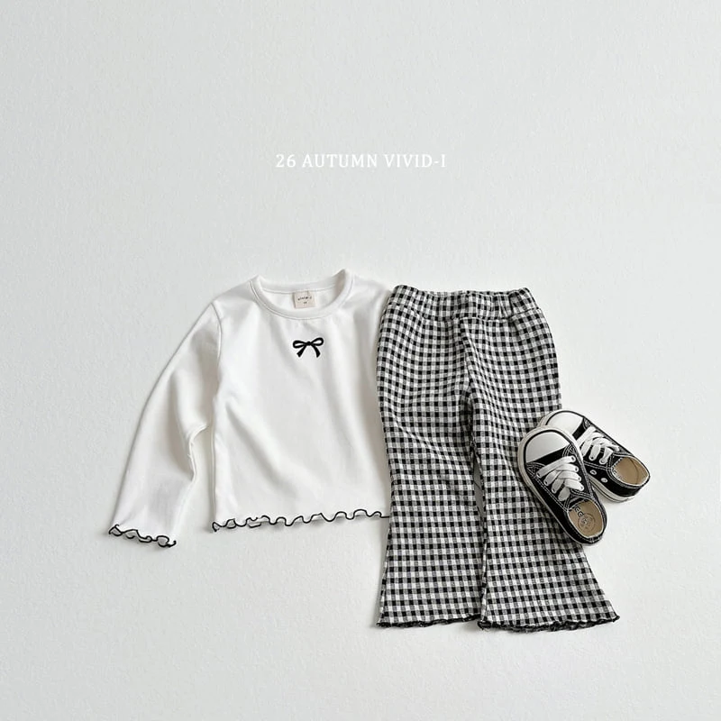 Vivid I - Korean Children Fashion - #designkidswear - Ribbon Span Lalla Tee - 12
