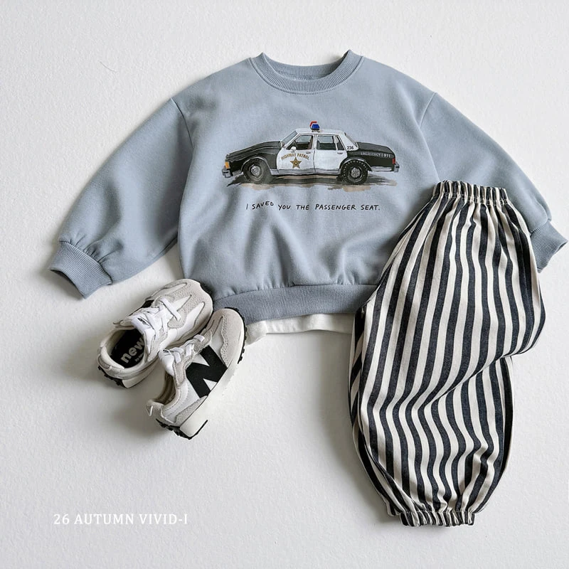 Vivid I - Korean Children Fashion - #designkidswear - Vertical Stripe Jogger - 11