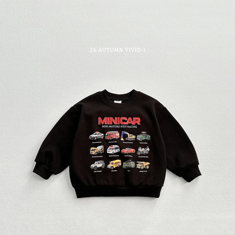 Vivid I - Korean Children Fashion - #designkidswear - Mini Moters Sweatshirt - 8