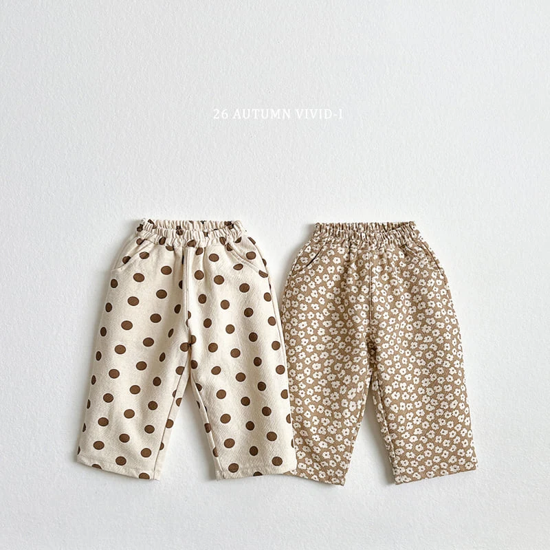 Vivid I - Korean Children Fashion - #designkidswear - Twill Pattern Pants - 3
