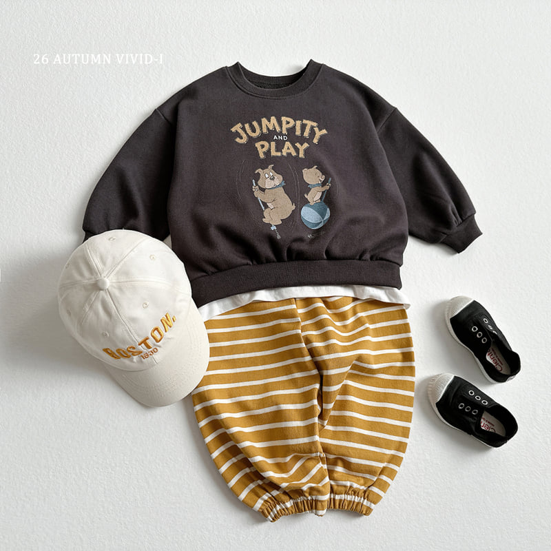 Vivid I - Korean Children Fashion - #designkidswear - Stripe Jogger Pants - 11