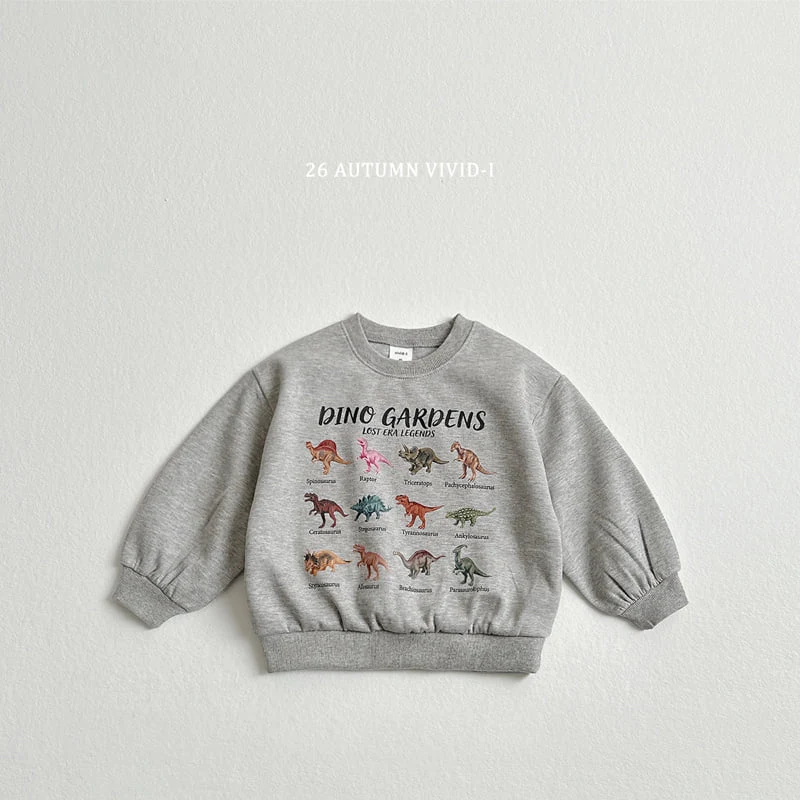 Vivid I - Korean Children Fashion - #childrensboutique - Dino Park Sweatshirt - 4