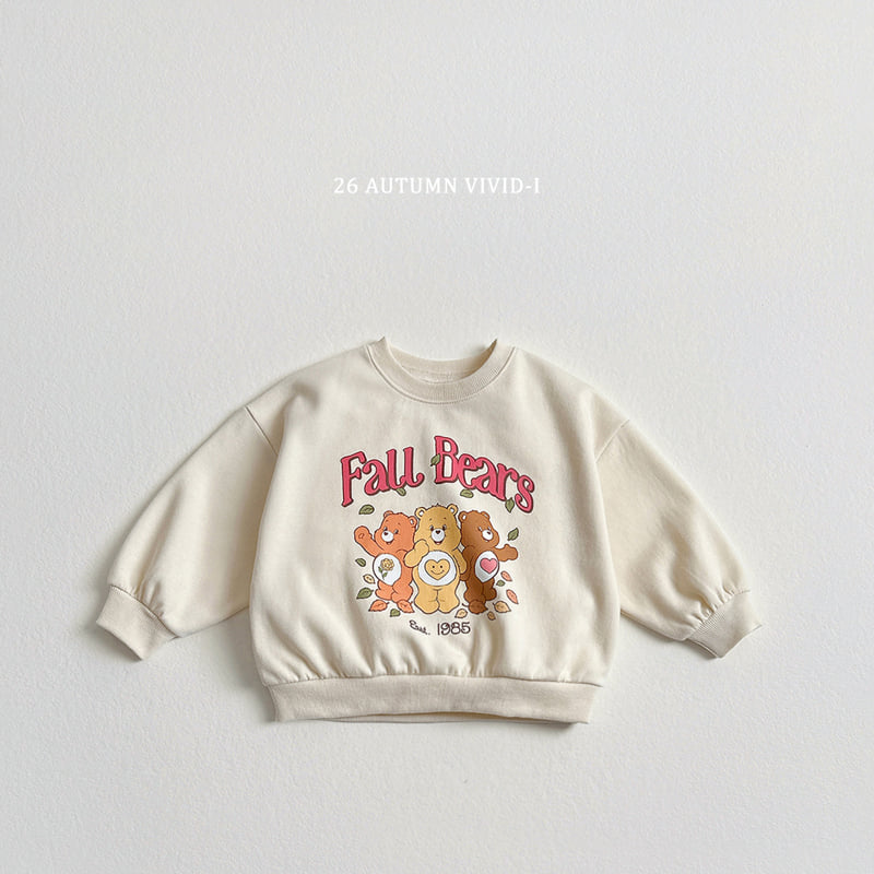 Vivid I - Korean Children Fashion - #designkidswear - Fall Bear Sweatshirt - 5
