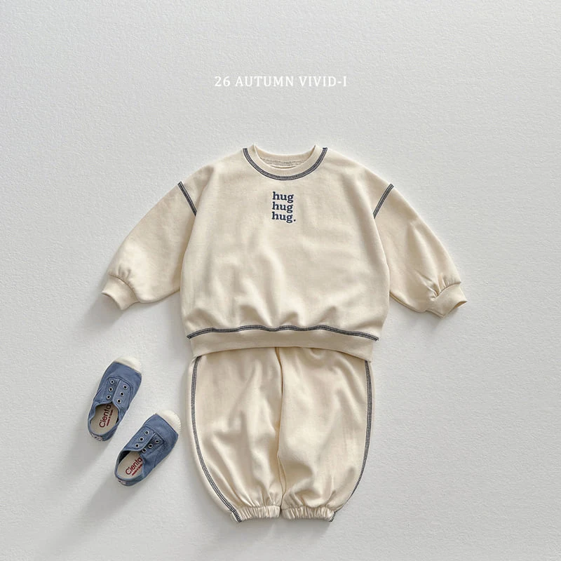 Vivid I - Korean Children Fashion - #childrensboutique - Hug Stitch Set - 4