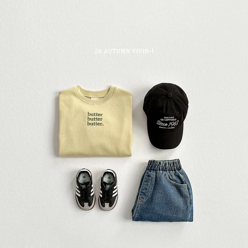 Vivid I - Korean Children Fashion - #designkidswear - Butter Colorblock Set - 12