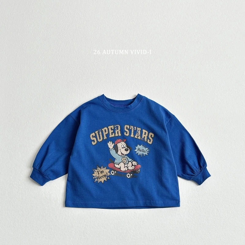 Vivid I - Korean Children Fashion - #discoveringself - Super Dog Single Tee - 5
