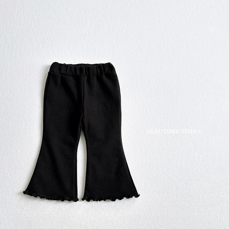 Vivid I - Korean Children Fashion - #designkidswear - Muji Span Flare Pants - 4