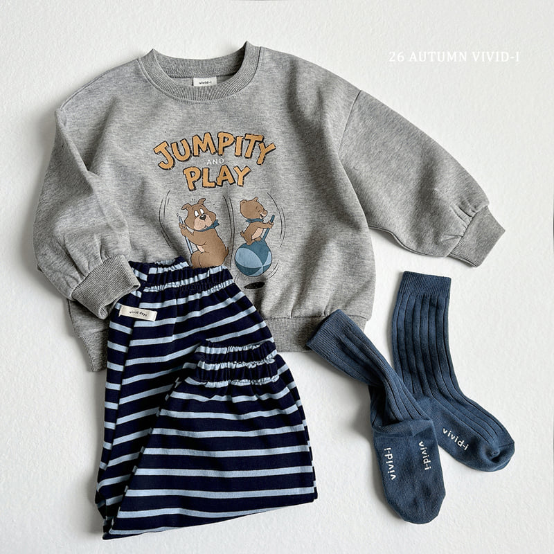Vivid I - Korean Children Fashion - #discoveringself - Jumping Dog Sweatshirt - 11