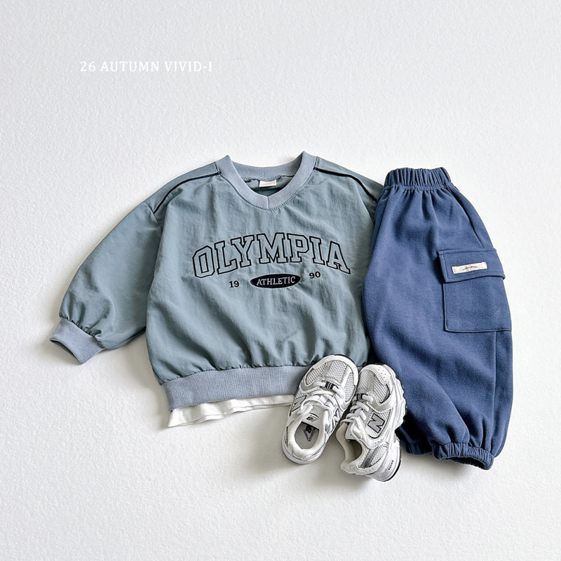 Vivid I - Korean Children Fashion - #designkidswear - Crinkle Olympia Sweatshirt - 4