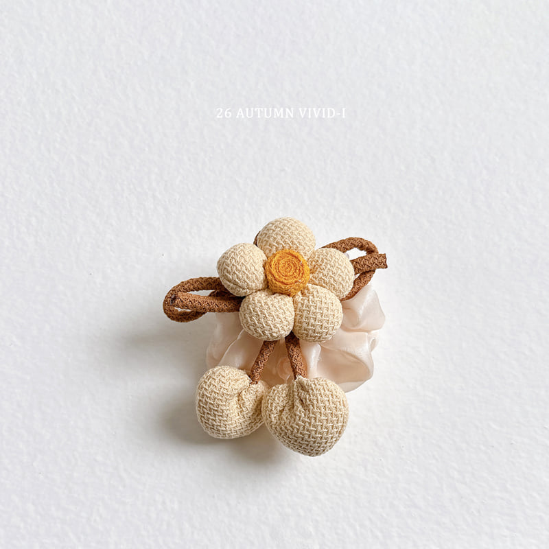 Vivid I - Korean Children Fashion - #discoveringself - Flower Field Scrunchie - 5