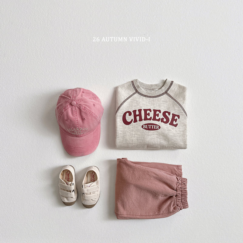 Vivid I - Korean Children Fashion - #discoveringself - Cheese Stitch Sweatshirt - 7
