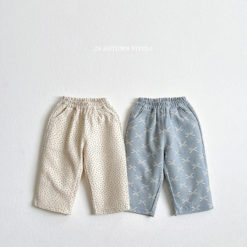 Vivid I - Korean Children Fashion - #designkidswear - Twill Pattern Pants - 4