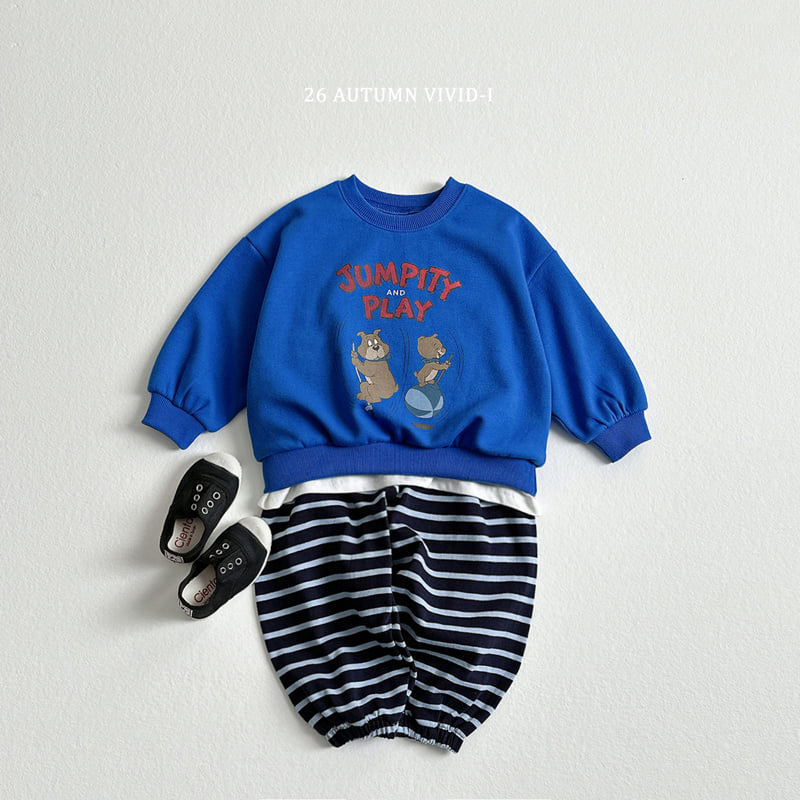 Vivid I - Korean Children Fashion - #discoveringself - Stripe Jogger Pants - 12