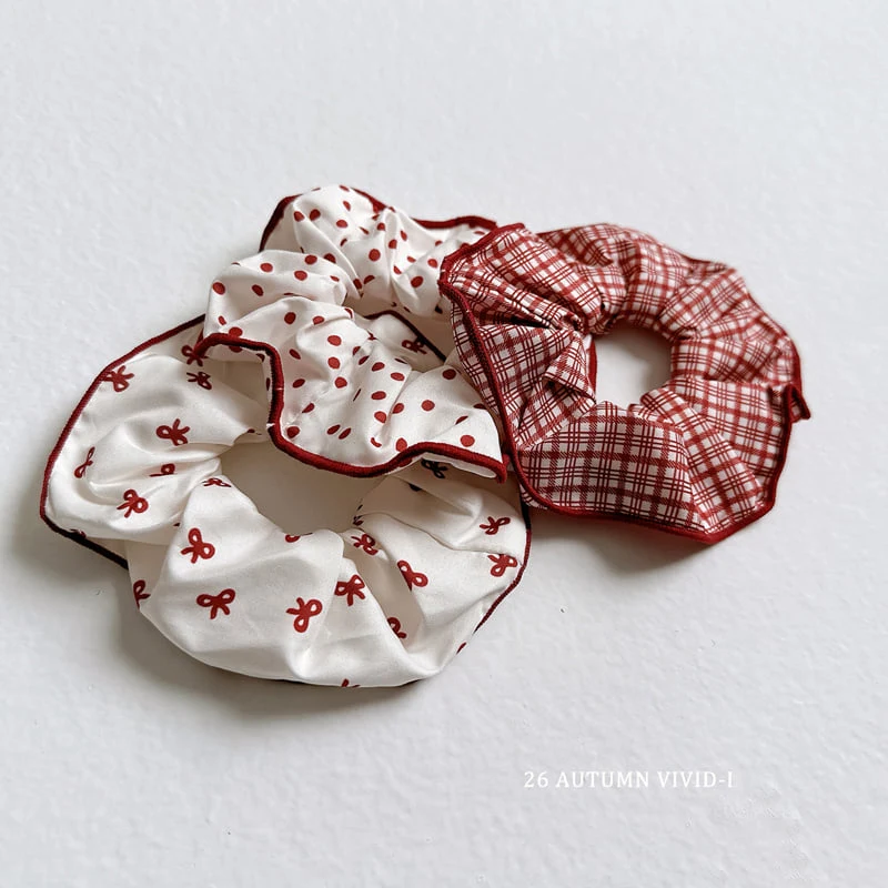 Vivid I - Korean Children Fashion - #discoveringself - Pattern Scrunchie - 8