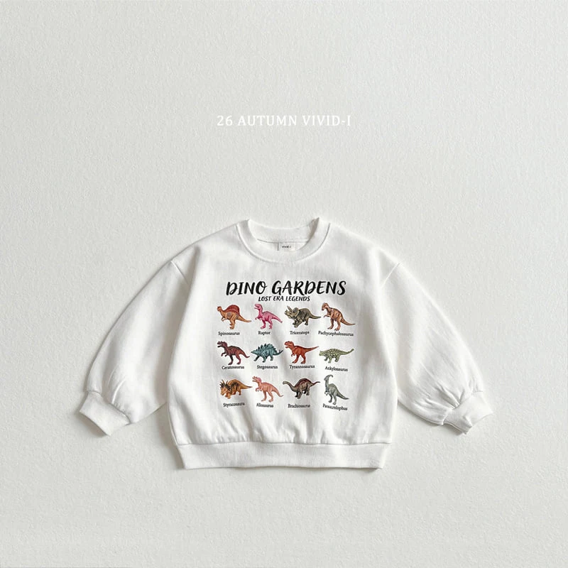 Vivid I - Korean Children Fashion - #discoveringself - Dino Park Sweatshirt - 5
